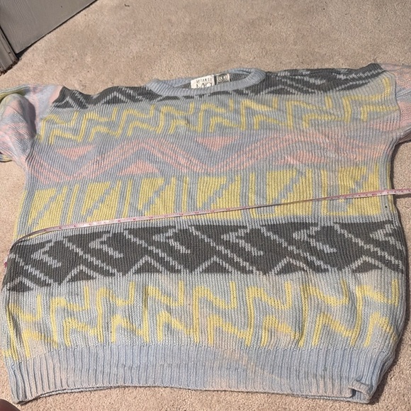 Vintage Gitano Ma Pastel Acrylic Sweater #72 - Picture 5 of 9